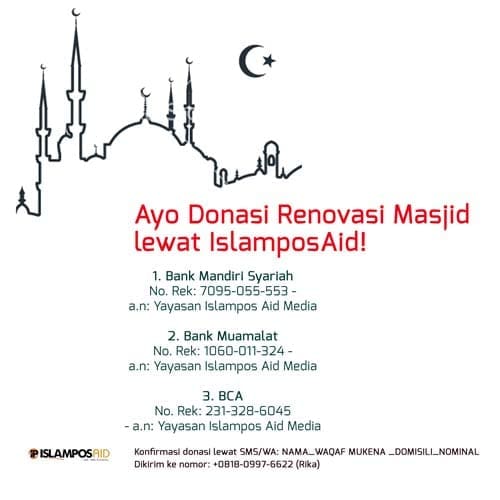 Ayo Donasi Renovasi Masjid lewat IslamposAid! 2