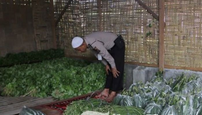 Bripka Wahyu, 'Polisi Sayur' yang Disenangi Petani 1 Foto: Tribunnews