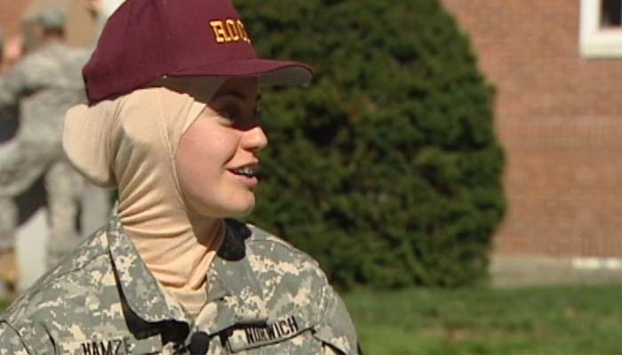 Hamze, Muslimah Pertama di Akademi Militer Amerika Serikat 1 Foto: NBC New York