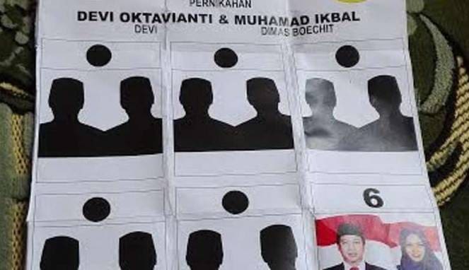 Terinspirasi Pilkada, Undangan Pernikahan Ini Dibuat Mirip Surat Suara 2 Terinspirasi Pilkada, Undangan Pernikahan Ini Dibuat Mirip Surat Suara 1