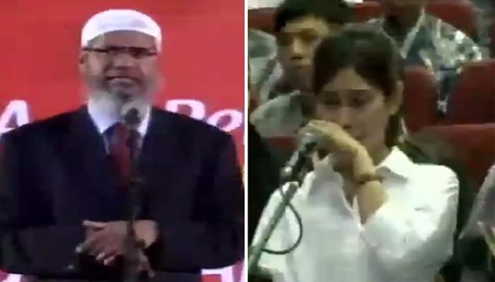 Tanya Bukti Keberadaan Allah kepada Zakir Naik, Gadis Ini Masuk Islam 1