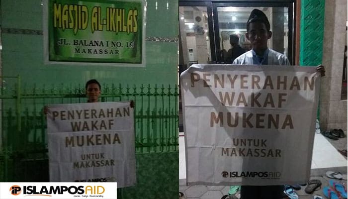 20 Mukena Waqaf Sudah Disalurkan IslamposAid di Makassar dan Barru 6