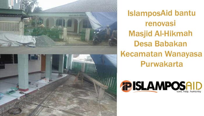 IslamposAid Bantu Renovasi Masjid Al-Hikmah Purwakarta 5