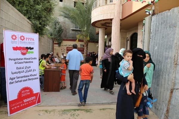 Jelang Ramadhan, Daarul Qur’an Indonesia Gelar Pengobatan Gratis di Jalur Gaza 1