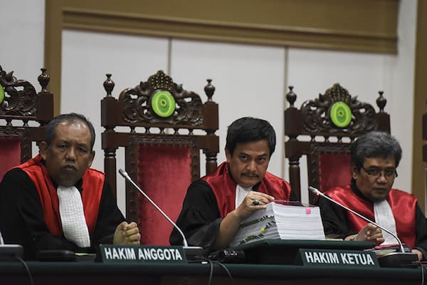 Foto: Hakim Sidang Ahok