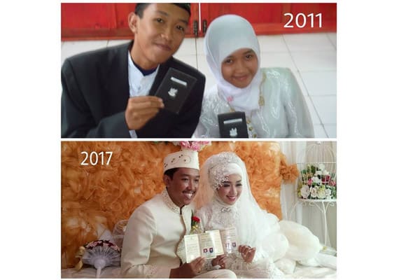 Dulu Praktik Ujian Nikah di SMA, Kini Resmi Nikah Sungguhan 1
