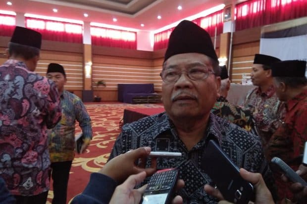 Ketua MUI Jabar Rachmat Syafei. Foto/SINDOnews/Agung Bakti Sarasa