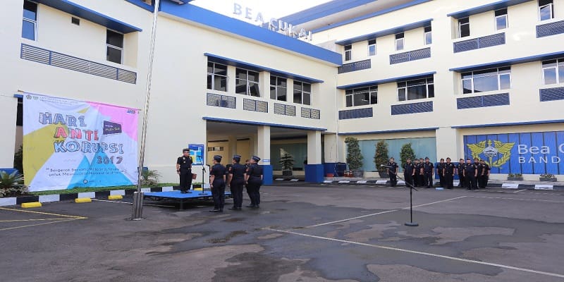 Bea Cukai Bandung peringati hari antikorupsi. Foto: Saifal/Islampos