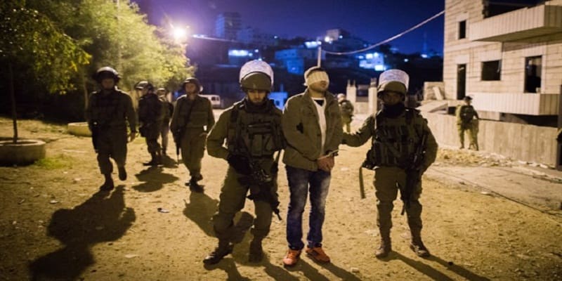 Militer Israel Tangkap Warga Palestina. Foto: Israel National News