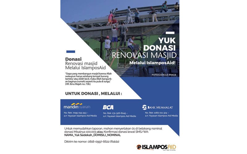 Laporan Perpekan Islampos Aid Renovasi Masjid 1
