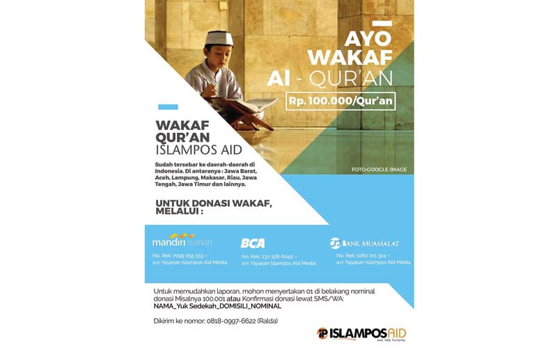 Laporan Perpekan Islampos Aid Waqaf Quran 2