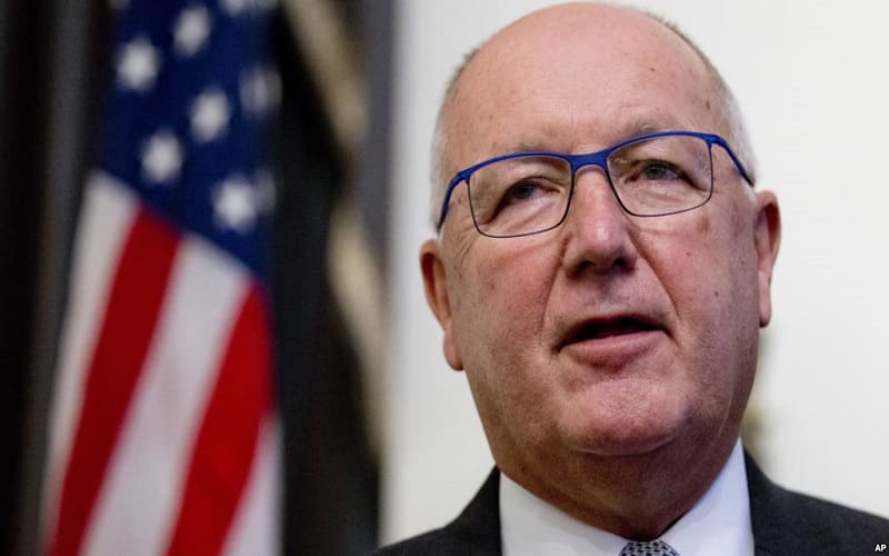 Pete Hoekstra 2018.

 Foto: AP Photo/Peter Dejong