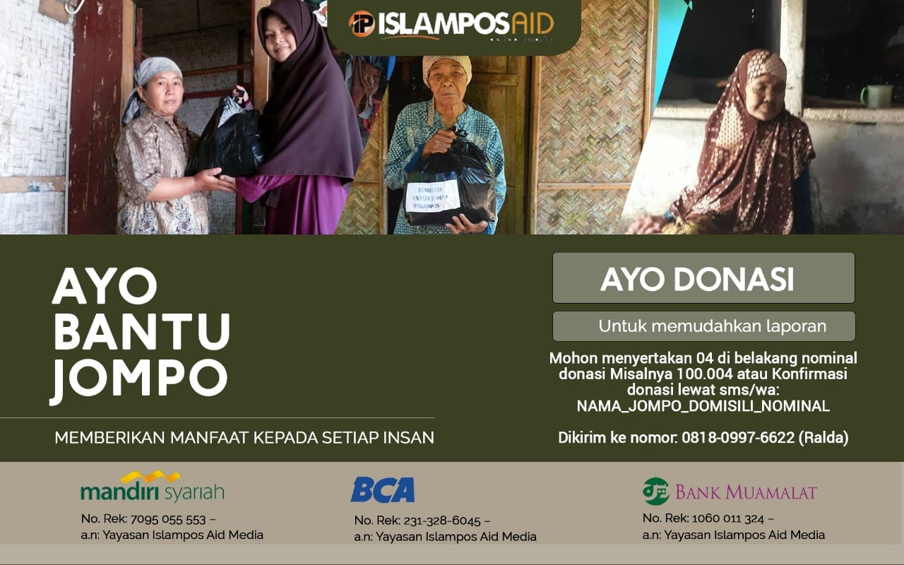 Laporan Perpekan Islampos Aid Bantu Jompo 9