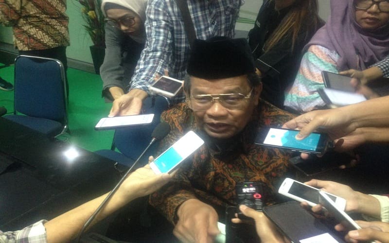 Ketua Majelis Ulama Indonesia (MUI) Bidang Hukum Basri Bermanda. Foto: Tommy/Islampos.