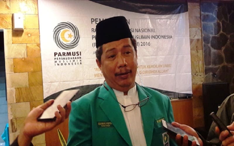 Ketua Umum Parmusi (Persaudaraan Muslimin Indonesia) H. Usamah Hisyam. Foto: Rhio/Islampos