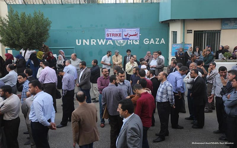 UN Relief and Works Agency for Palestine Refugees in the Near East (UNRWA) / Badan PBB yang menyalurkan bantuan untuk para pengungsi Palestina.

Foto: Middle East Monitor