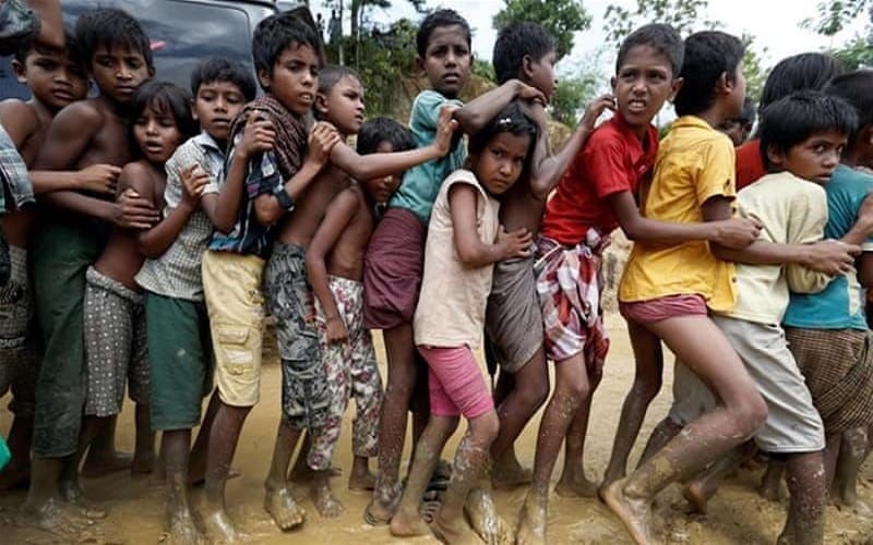 Anak-anak Rohingya

Foto: International News