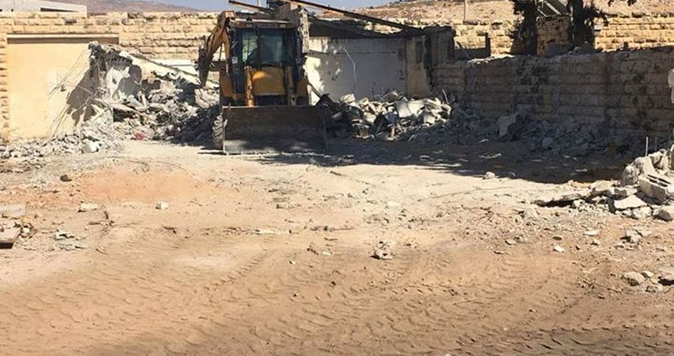 Buldoser Israel hancurkan rumah warga. Foto: PIC