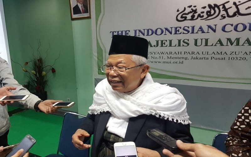 Ketua Umum Majelis Ulama Indonesia KH Maruf Amin