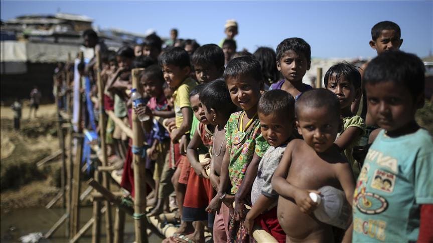 Pengungsi Rohingya. Foto: Anadolu