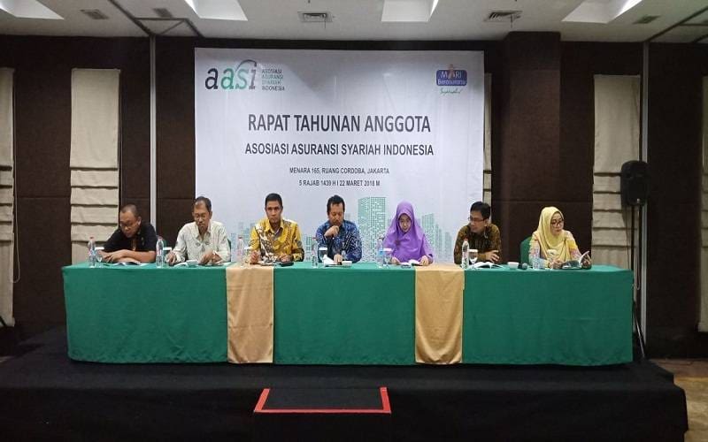 Asosiasi Asuransi Syariah Indonesia (AASI) menggelar rapat tahunan di Jakarta, Kamis (22/3/2018). Foto: Rhio/Islampos.