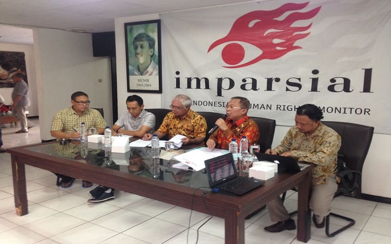 Diskusi mengenai Nasib RUU Terorisme di Kantor Imparsial, Jakarta, Kamis (29/03/2018). Foto: Tommy/Islampos.