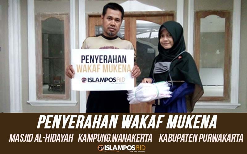 IslamposAid Salurkan 10 Mukena ke Masjid Al-Hidayah, Wanakerta, Purwakarta 5