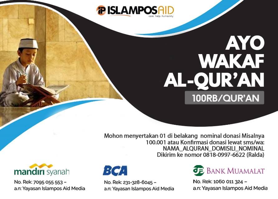 Laporan Perpekan IslamposAid Waqaf Quran 7
