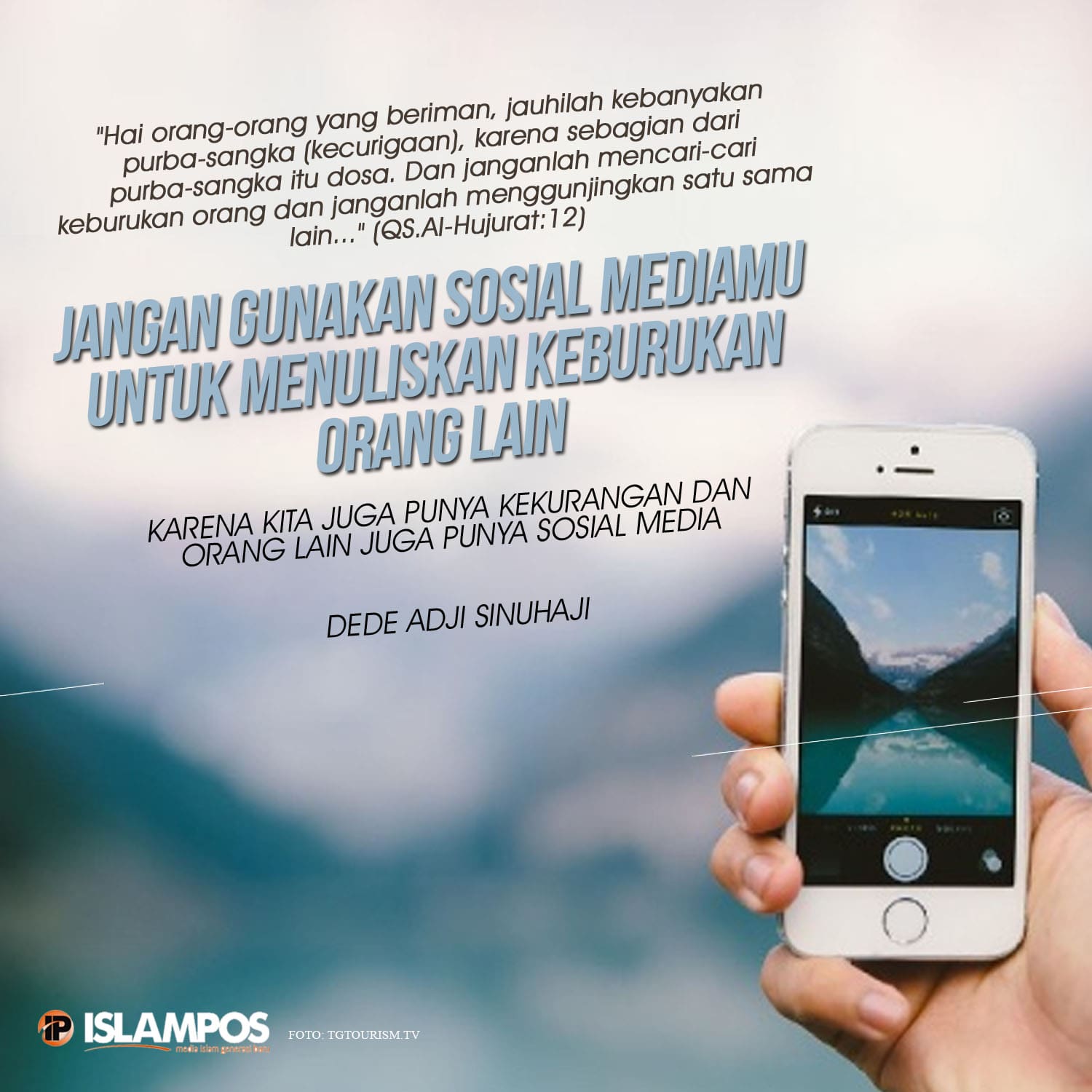 Jangan Gunakan Sosial Media Untuk Menuliskan Keburukan Oranglain 1