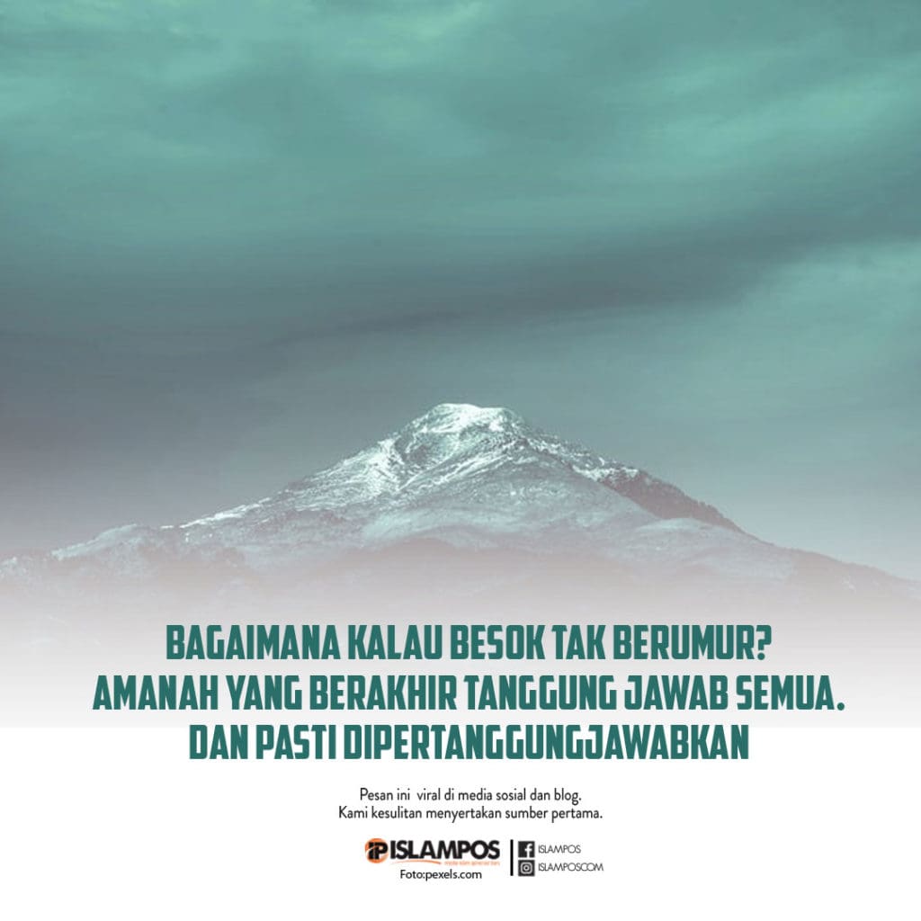 Bagaimana Kalau Besok tak Berumur? 2