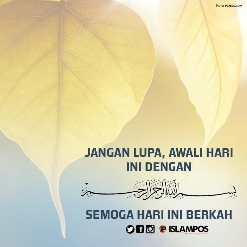 Jangan Lupa Awali Hari ini Dengan 1
