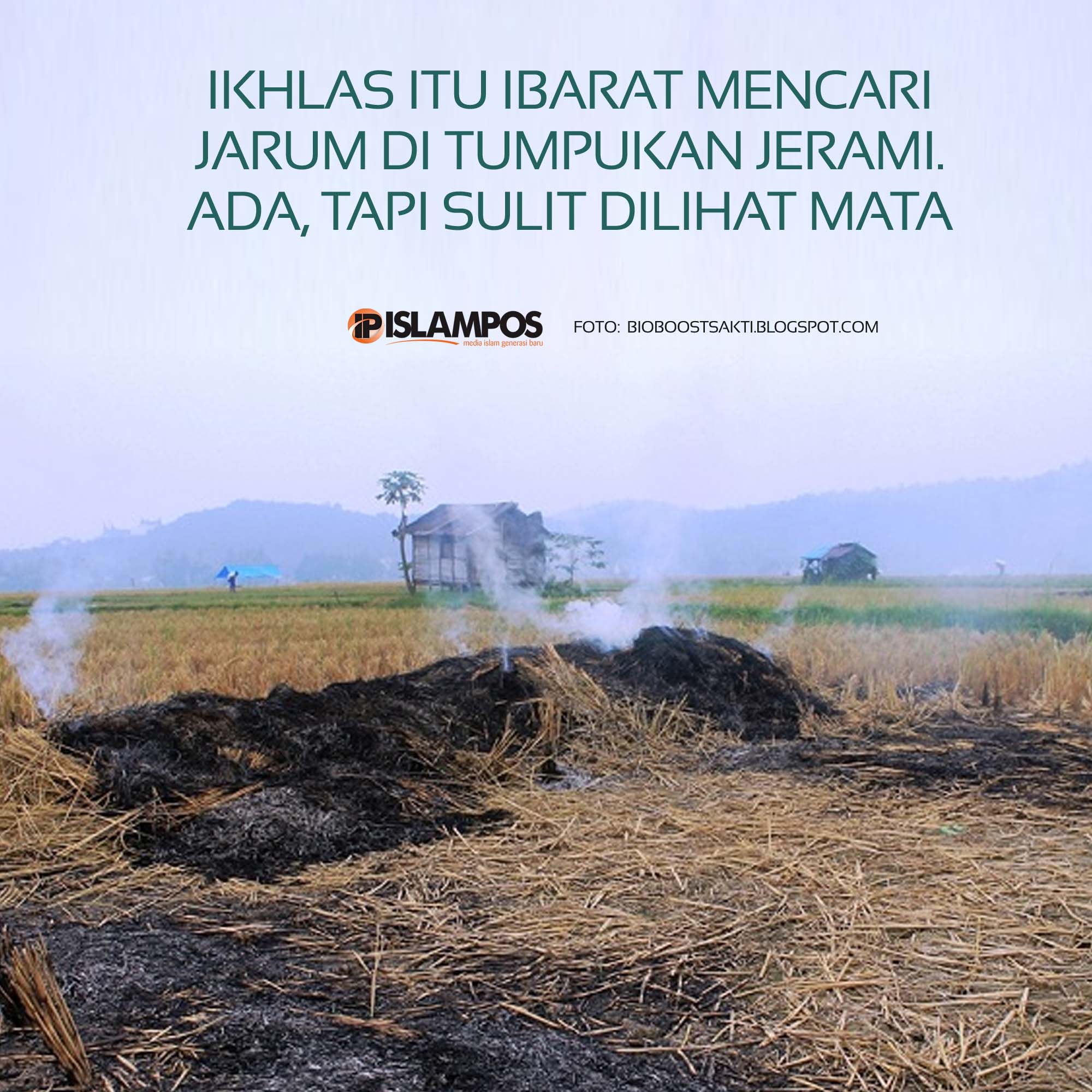 Ikhlas itu Ibarat Mencari Jarum 1