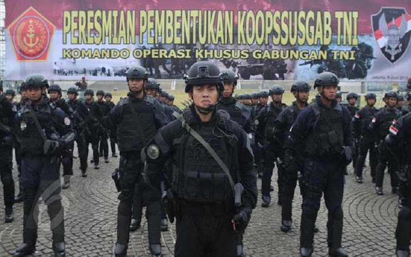 Pasukan Khusus Gabungan  (KOOPSSUSGAB). Foto: Bintang