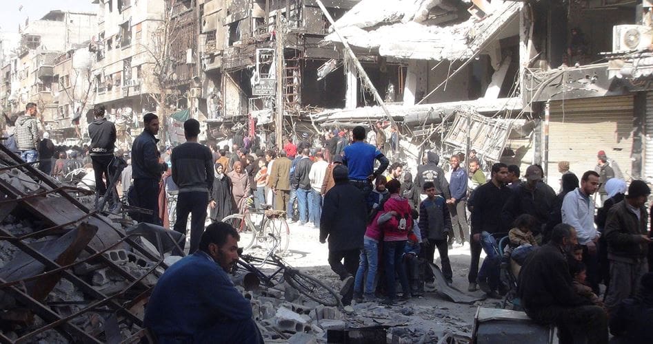 Kondisi Kamp Yarmuk di Suriah. Foto: Palinfo