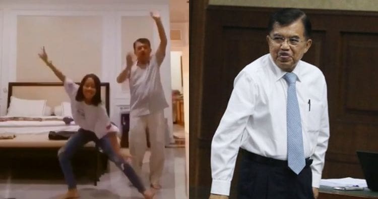Saat Jusuf Kalla Kompak Nge-dance Bareng Sang Cucu 1 Foto: Brilio.net