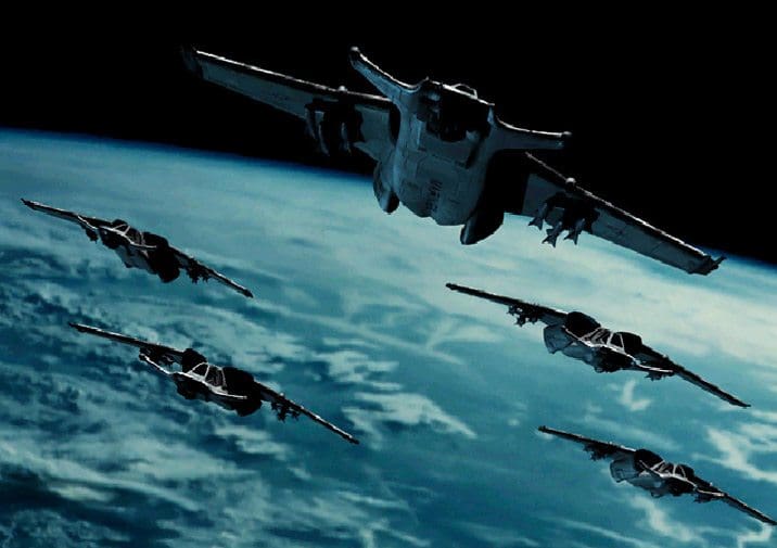 Ilustrasi pesawat luar angkasa. Foto: scifiaddicts.com