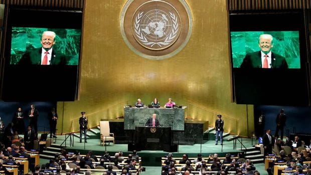 Saat Pidato, Trump Ditertawakan para Pemimpin Dunia 1 Foto: CNBC