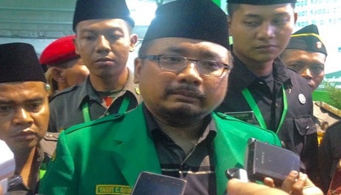 Ketua Umum Gerakan Pemuda Ansor Yaqut Cholil Qoumas. Foto: Rhio/Islampos