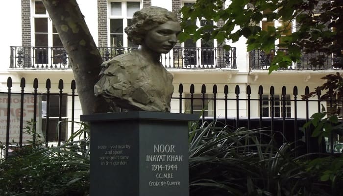 Noor Inayat Khan, Wanita Muslim Pertama yang Dinobatkan sebagai Pahlawan di Inggris 1 noor inayat khan, monumen london,