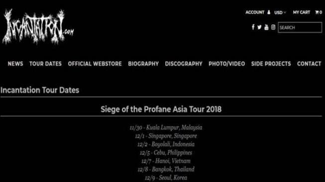 Band Metal AS Pilih Konser di Boyolali 1 Situs resmi Band Death Metal AS. Foto: Solopos