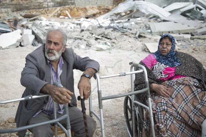 Korban penggusuran buldoser Israel. Foto: Memo