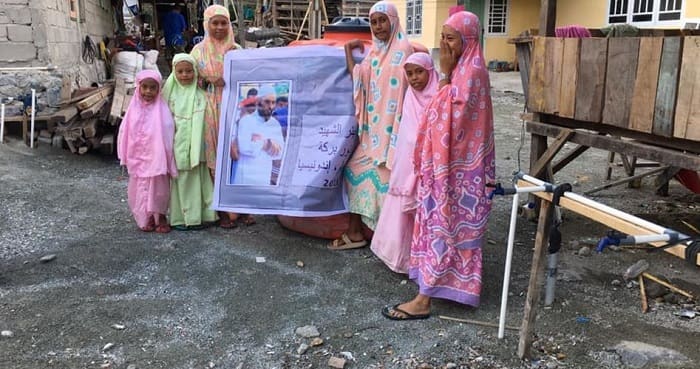 Sumur di Palu diberi nama Nur Barkah, Komandan Al Qassam. Foto: PIC