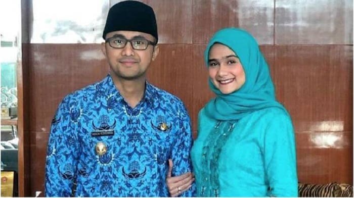 Wabup Bandung Barat Hengky Kurniawan dan istri. Foto: Tribun/ Instagram