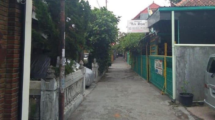 Lokasi kejadian begal payudara di Yogyakarta. Foto: Detik