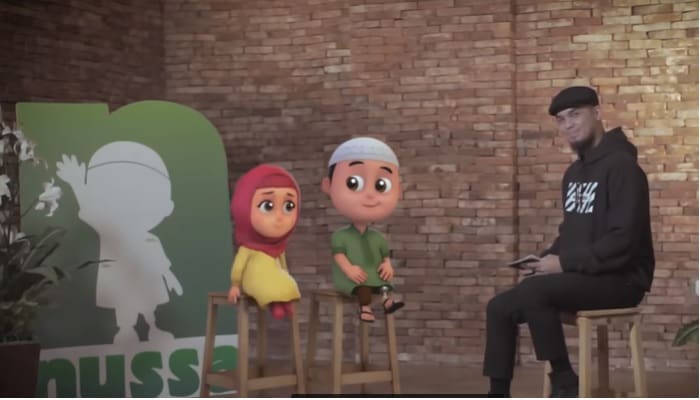 Cuplikan salah satu episode animasi Nussa. Foto: Youtube Nussa Official