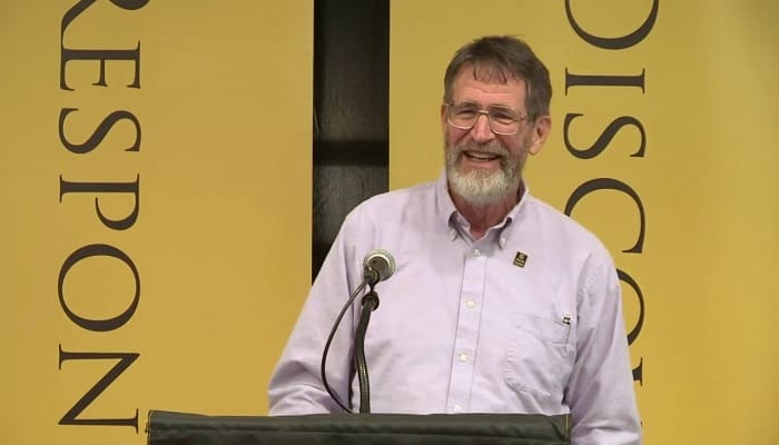 Peraih Nobel Kimia 2018: Tindakan Israel terhadap Gaza Tak Bisa Diterima 1 Dr. George P. Smith Nobel Prize Press Conference. Foto: You Tube