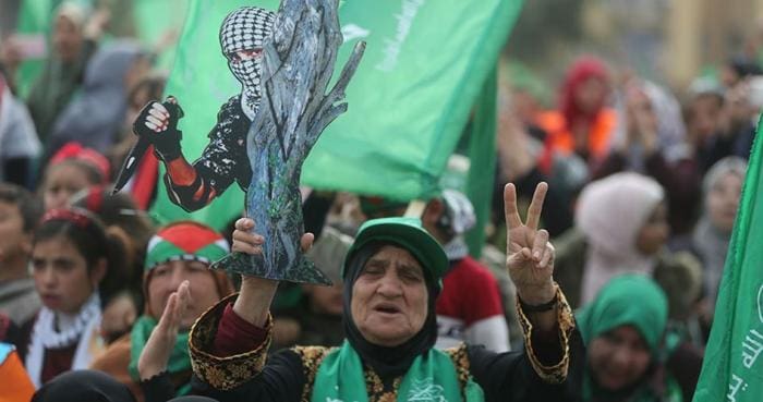 Rakyat Gaza dukung perjuangan Hamas. Foto: PIC