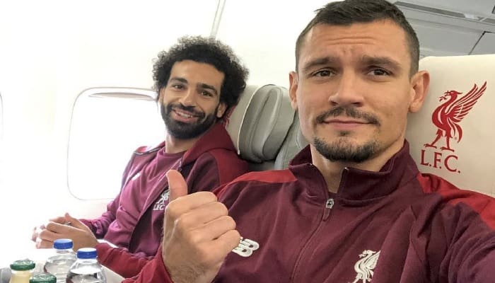 Kocak, Ini 'Maksud Terselubung' Mohamed Salah saat Ucapkan Selamat Tahun Baru kepada Dejan Lovren 1 Foto: Croatia Week