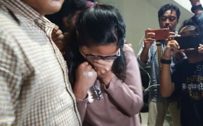 Mucikari Vanesa Angel diringkus polisi. Foto: Suara