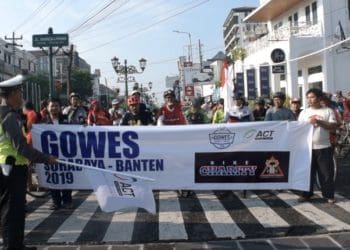 Pelepasan Relawan ACT Gowes. Foto: ACT